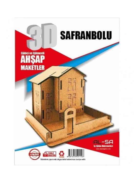Alsa 3D Ahşap Maket Yap Boya Safranbolu Alsa 3D Ahşap Maket Yap Boya Safranbolu