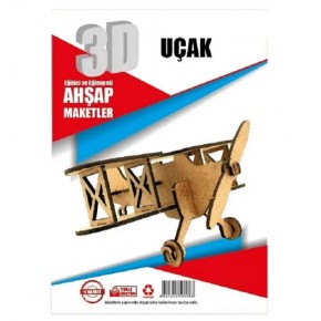 Alsa 3D Ahşap Maket Yap Boya Uçak