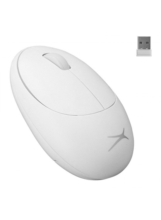 Altec Lansing ALBM7335 Beyaz 2.4GHz USB 1200DPI Alkalin Pilli Kablosuz Mouse