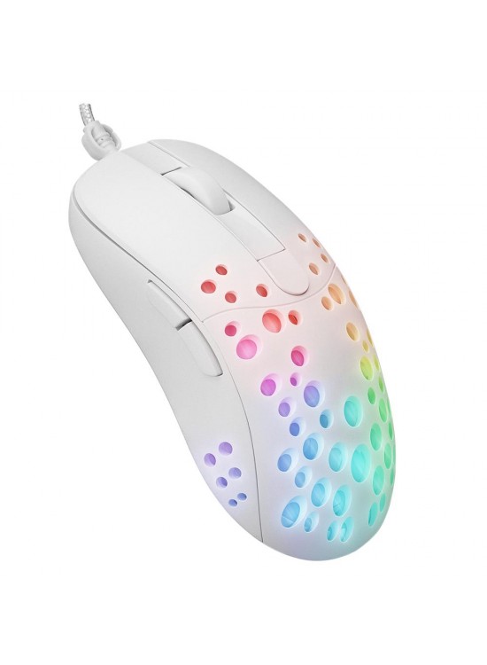 Altec Lansing ALGM7622 Beyaz USB Kablolu 6 Tuşlu Renkli Led Işıklı 8000DPI Gaming Oyuncu Mouse