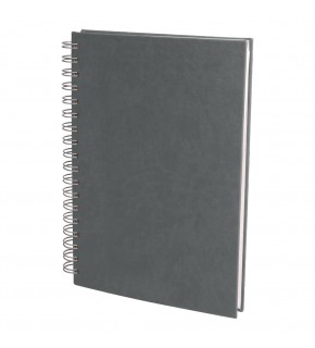 ALTINDAĞ GRİ KARELİ SPİRALLİ TARİHSİZ DEFTER (17X24 CM)