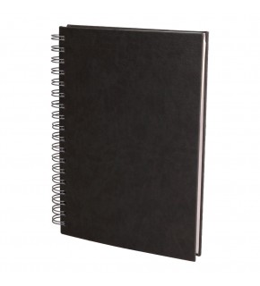 ALTINDAĞ SİYAH KARELİ SPİRALLİ TARİHSİZ DEFTER (17X24 CM)