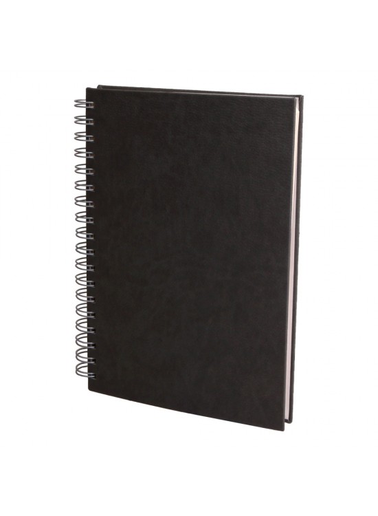ALTINDAĞ SİYAH KARELİ SPİRALLİ TARİHSİZ DEFTER (17X24 CM)