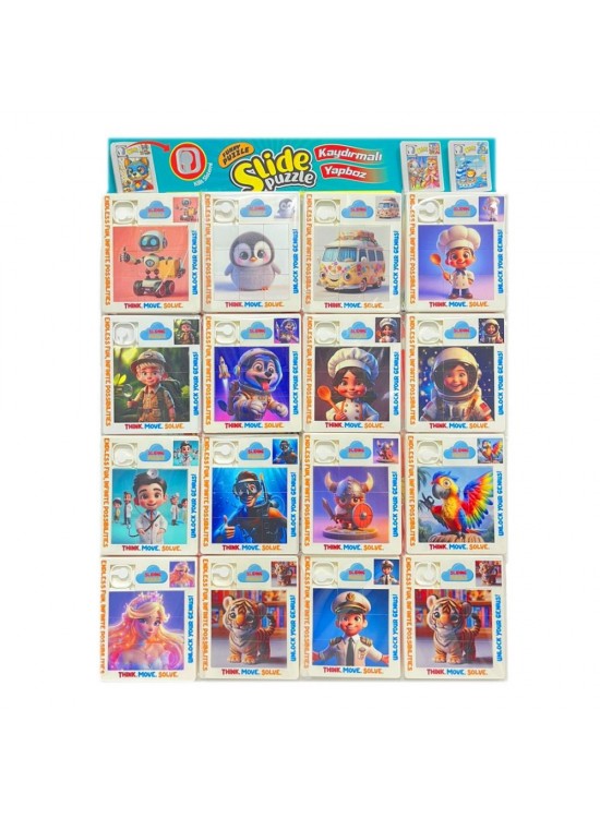 Altıntaş Büyük Boy Kartela Kaydırmalı Puzzle (1 Adet)