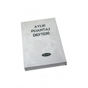 Altınyıldız Aylık Puantaj Defteri A5 Büyük (1 Adet)