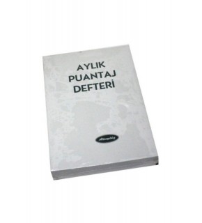 Altınyıldız Aylık Puantaj Defteri A5 Büyük (1 Adet)