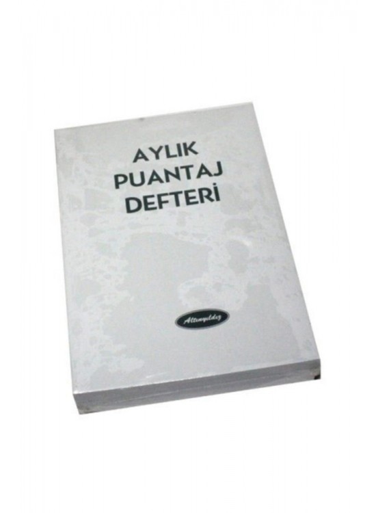 Altınyıldız Aylık Puantaj Defteri A5 Büyük (1 Adet) Altınyıldız Aylık Puantaj Defteri A5 Büyük (1 Adet)