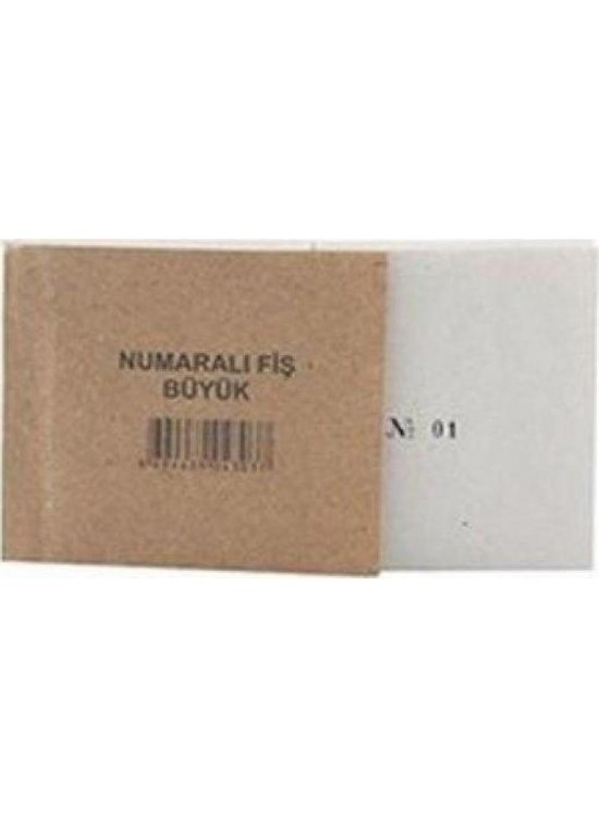 Altınyıldız Çaycı Fişi Numaralı Büyük Boy 12 Lİ