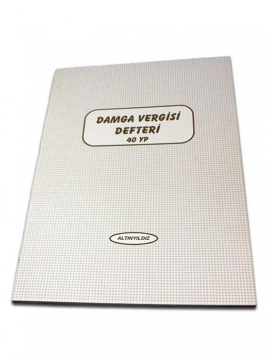 Altınyıldız Damga Vergisi Karton Kapak 40 Yaprak (1 Adet)