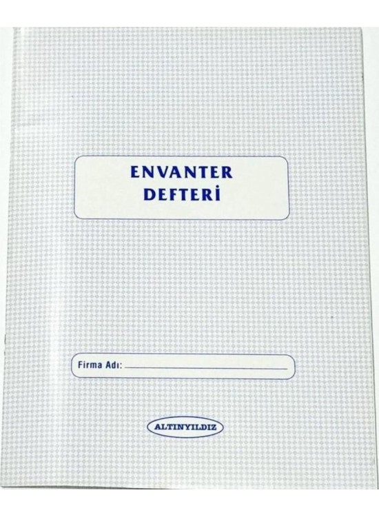 Altınyıldız Envanter Defteri 32 Yaprak (1 Adet) Altınyıldız Envanter Defteri 32 Yaprak (1 Adet)