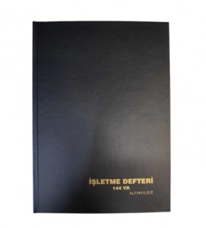 Altınyıldız İşletme Defteri 144 Yp Ciltli Numarlı
