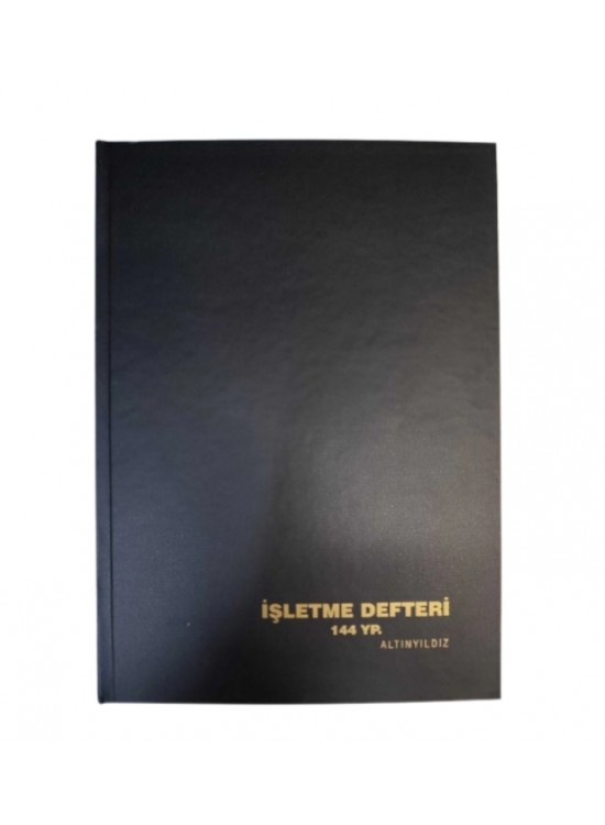 Altınyıldız İşletme Defteri 144 Yp Ciltli Numarlı
