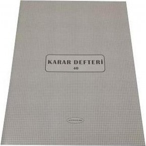 Altınyıldız Karar Defteri Karton Kapak 40 Yaprak (1 Adet)