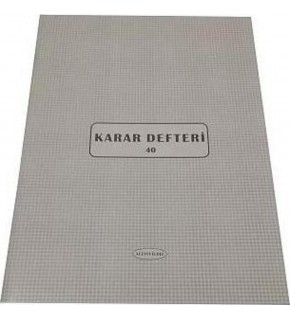 Altınyıldız Karar Defteri Karton Kapak 40 Yaprak (1 Adet)