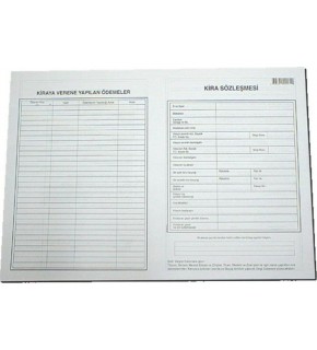 Altınyıldız Kira Kontratı 100 LÜ A3
