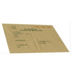 Altınyıldız Mal Bildirim Zarfı (1 Adet)