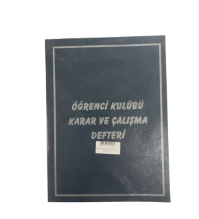Altınyıldız Öğrenci Kulbü Karar Defteri 40 Yaprak Pp