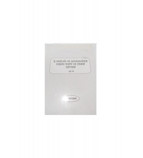 Altınyıldız Oto.İşçi Sağl.Tespit Öneri Defteri Karton