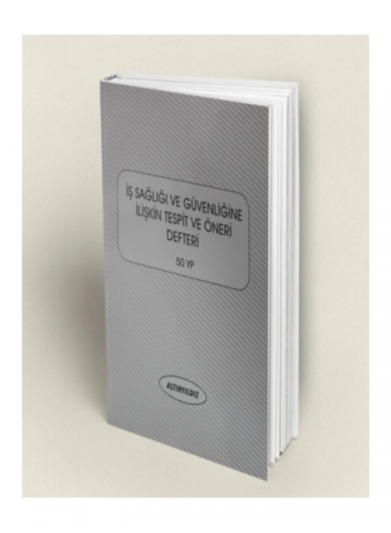 Altınyıldız Oto.işçi Sağl.Topl.Karar Öneri Ve Tespit Defteri