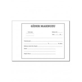Altınyıldız Otokopili Gider Makbuzu (1 Adet)