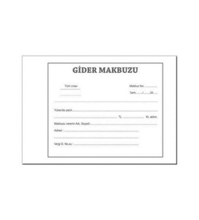 Altınyıldız Otokopili Gider Makbuzu (1 Adet)