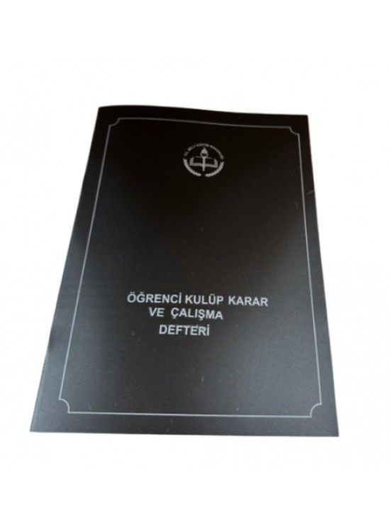 Altınyıldız Spor Kulübü Karar Çalışma Defteri PP K (1 Adet) Altınyıldız Spor Kulübü Karar Çalışma Defteri PP K (1 Adet)