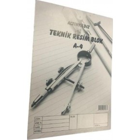 Altınyıldız Teknik Resim Blok A4 (1 Adet)