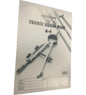 Altınyıldız Teknik Resim Blok A4 (1 Adet)