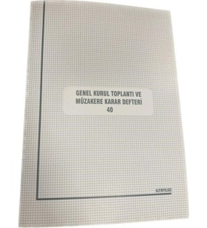 Altınyıldız Toplantı Müzakere Karar Def. 72yp Cilt