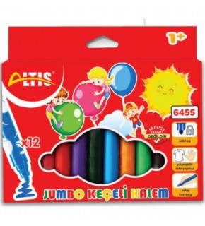 Altis Keçeli Kalem Seti Jumbo 12 Li 6455