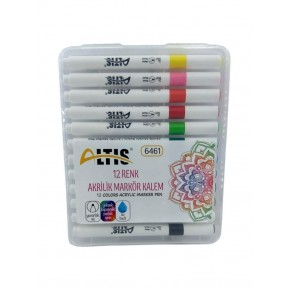 Altis Markör Akrilik Kalemi 12 Renk 6461