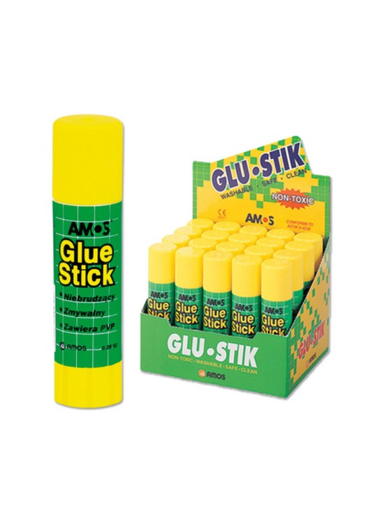 Amos Stick Yapıştırıcı Beyaz 22 gr GSW8 (1 Adet)