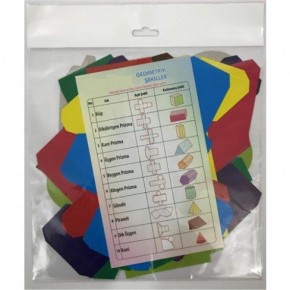 Anadolu Oyuncak Karton Geometrik Şekiller 25 Li