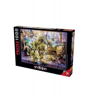 Anatolian Puzzle 1000 Parça Dinazorlar Sahnede