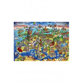 Anatolian Puzzle 1500 Parça Avrupa Haritası