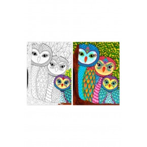 Anatolian Puzzle 260 Parça Baykuş Ailesi