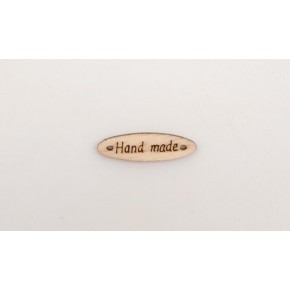 Çanta Aksesuar 0.8X2.8 Cm Cm Ahşap Etiket 1 Adet No:3