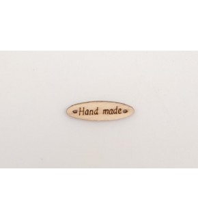 Çanta Aksesuar 0.8X2.8 Cm Cm Ahşap Etiket 1 Adet No:3