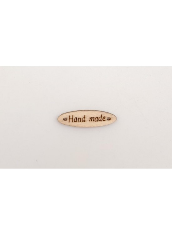 Çanta Aksesuar 0.8X2.8 Cm Cm Ahşap Etiket 1 Adet No:3