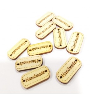 Çanta Aksesuar 1.1X2.3 Cm Cm Ahşap Etiket 1 Adet No:2