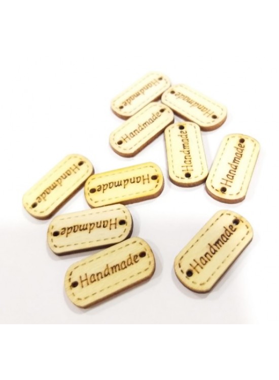 Çanta Aksesuar 1.1X2.3 Cm Cm Ahşap Etiket 1 Adet No:2 Çanta Aksesuar 1.1X2.3 Cm Cm Ahşap Etiket 1 Adet No:2