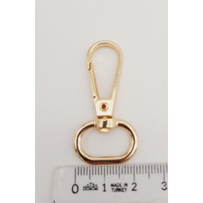 Çanta Aksesuar 1.5 Cm Light Gold Renk Kanca 1 Adet