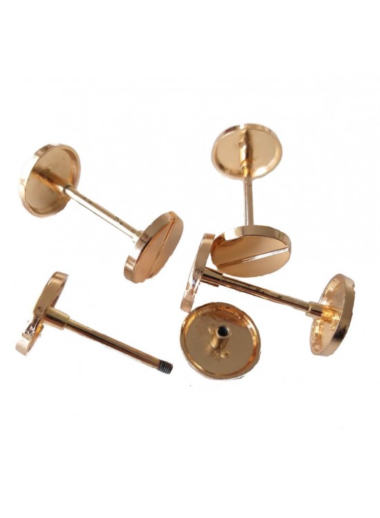 Çanta Aksesuar 1 Adet Vidalı Böce Light Gold Renk 3.5 Cm Örgü Çanta İçin