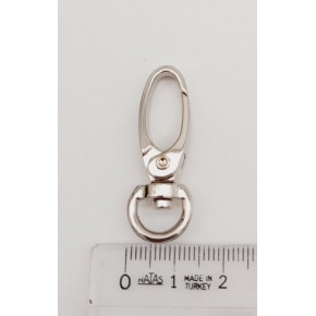 Çanta Aksesuar 1 Cm Gümüş Renk Kanca