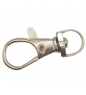 Çanta Aksesuar 1 cm Gümüş Renk No:2 Kanca 1 Adet