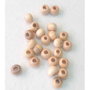 Çanta Aksesuar 10 Adet Ahşap Yuvarlak Boncuk.