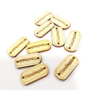 Çanta Aksesuar 10'Lu Ahşap Etiket 1.1X2.3 Cm No:2