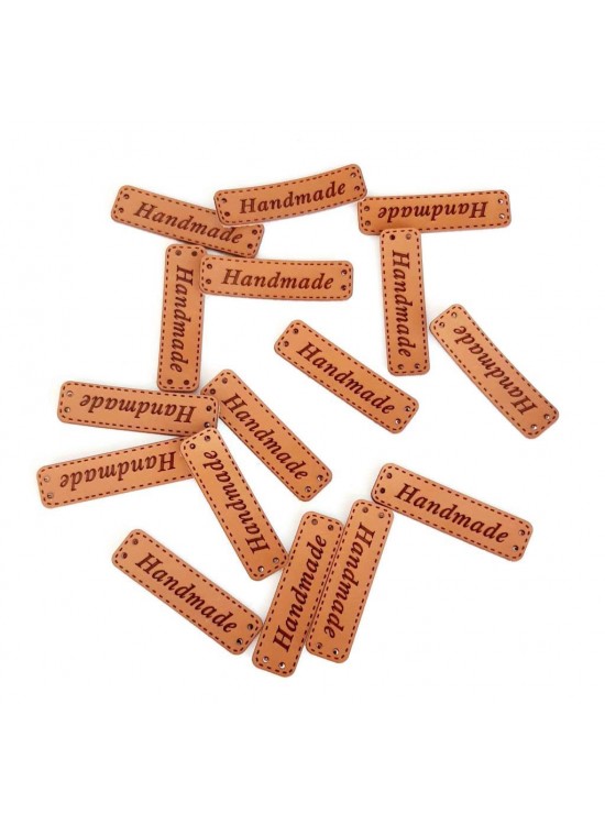 Çanta Aksesuar 10'Lu Suni Deri Klasik Etiket 1X4 Cm Çanta Aksesuar 10'Lu Suni Deri Klasik Etiket 1X4 Cm