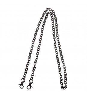 Çanta Aksesuar 100 cm Füme Renk Kancalı Çanta Zinciri No:2