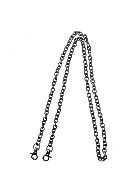 Çanta Aksesuar 100 cm Füme Renk Kancalı Çanta Zinciri No:2